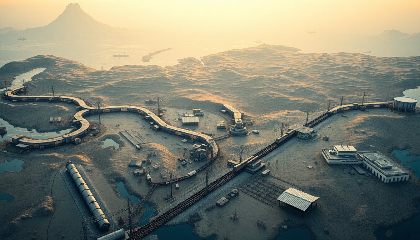 Central Asia Rail Corridors and Energy Diplomacy Enter a New Bargaining Phase strategic overview illustration